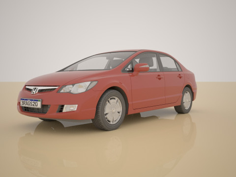 Honda Civic 3Dモデル