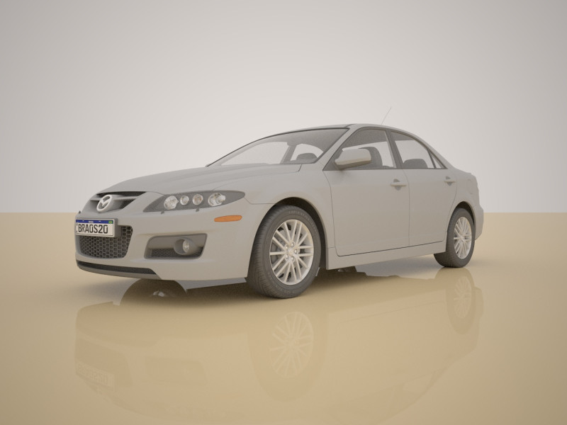 Mazda MD 3D Model .c4d .max .obj .3ds .fbx .stl .blend