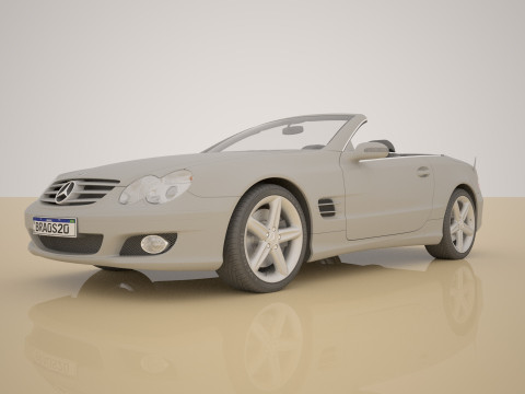Mercedes Convertible Model 3D