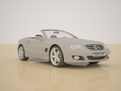 Mercedes Convertible Modèle 3D