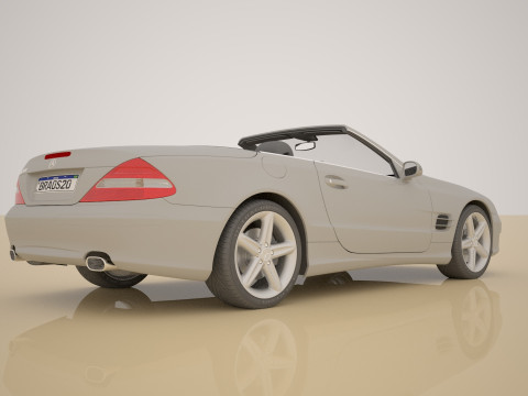 Mercedes Convertible Modèle 3D