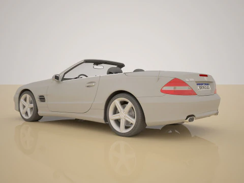 Mercedes Convertible 3D Model