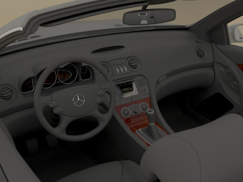 Mercedes Convertible Modèle 3D