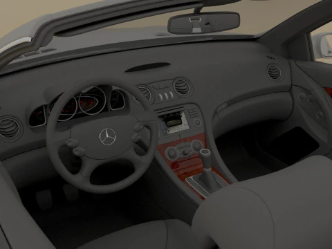 Mercedes Convertible 3D Model