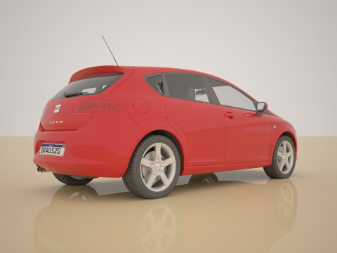 Seat Leon 3D Model