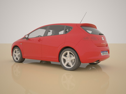 Seat Leon 3D Model