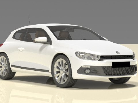 Volkswagen Sciroco 3Dモデル