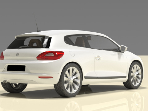 Volkswagen Sciroco 3Dモデル