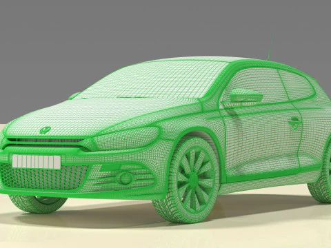 Volkswagen Sciroco 3D Model