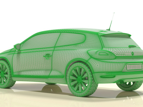 Volkswagen Sciroco 3Dモデル