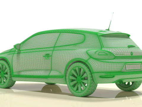 Volkswagen Sciroco 3D Model