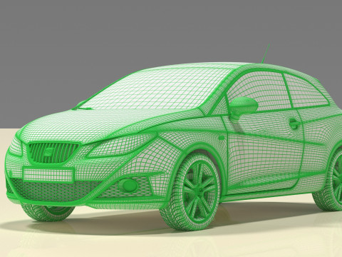 Seat Ibiza 3D Model