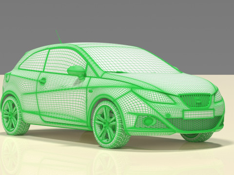 Seat Ibiza 3D Model