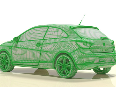 Seat Ibiza 3D Model