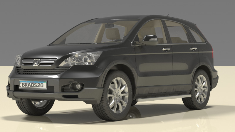 Honda CR4 3D Modell .c4d .max .obj .3ds .fbx .stl .blend