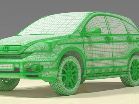Honda CR4 3D Model