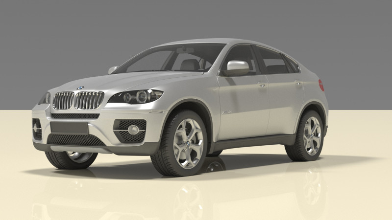 БМВ Х6 3D Модель .c4d .max .obj .3ds .fbx .stl .blend