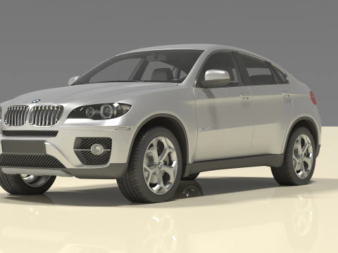 BMW X6 Modello 3D