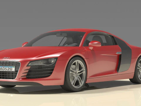 Audi R8 3D Модель