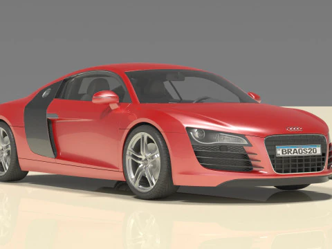 Audi R8 3D Model