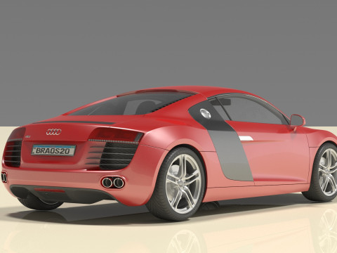 Audi R8 3D Модель