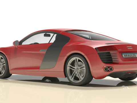 Audi R8 3D Model