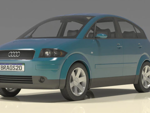 Audi A2 Model 3D
