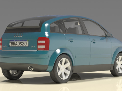 Audi A2 3D Modell