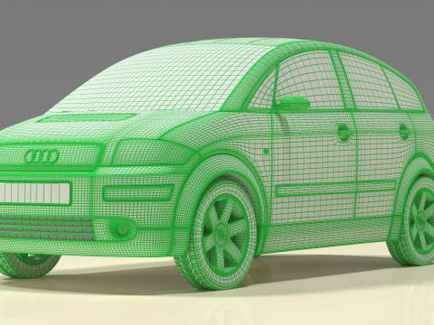 Audi A2 3D Modell