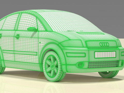 Audi A2 3D Modell