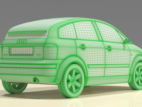 Audi A2 3D Modell
