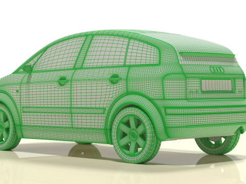 Audi A2 3D Modell