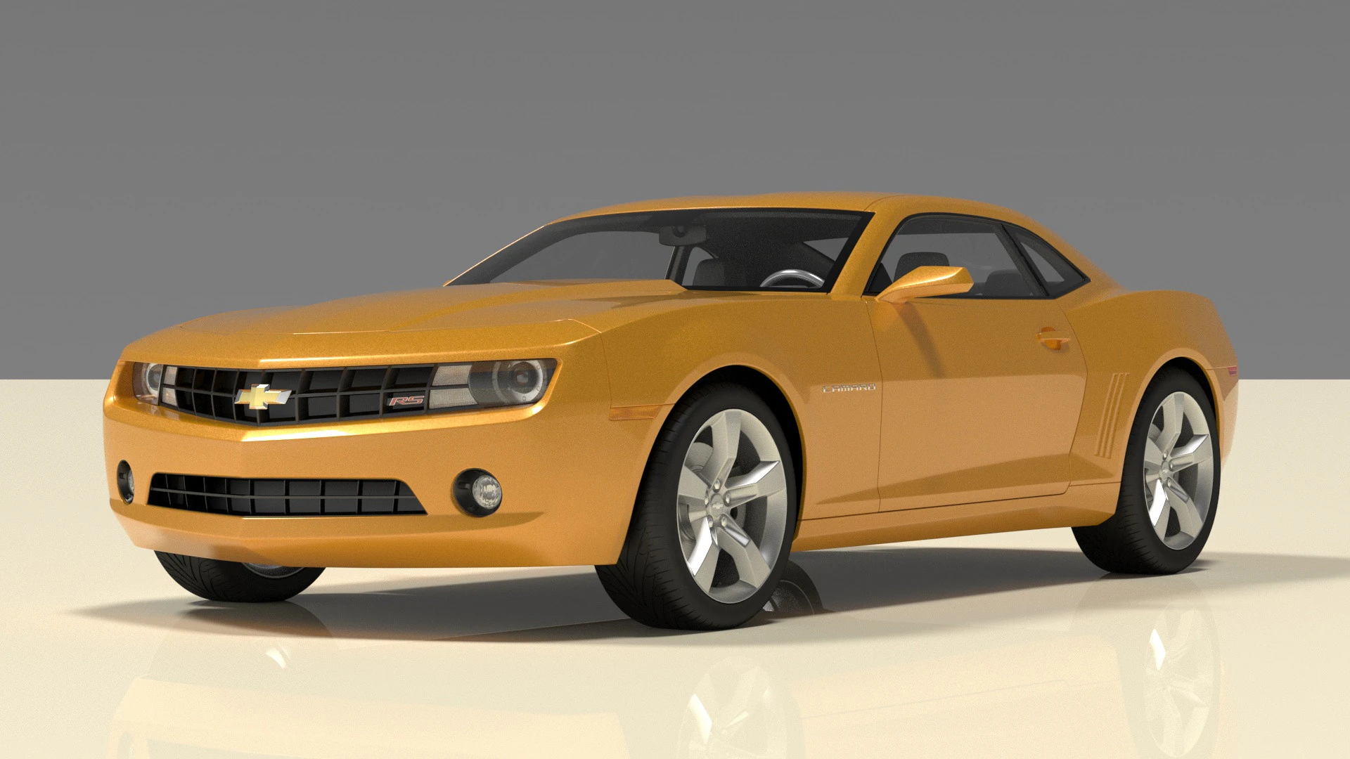 Camaro SS 3D Model .c4d .max .obj .3ds .fbx .stl .blend 