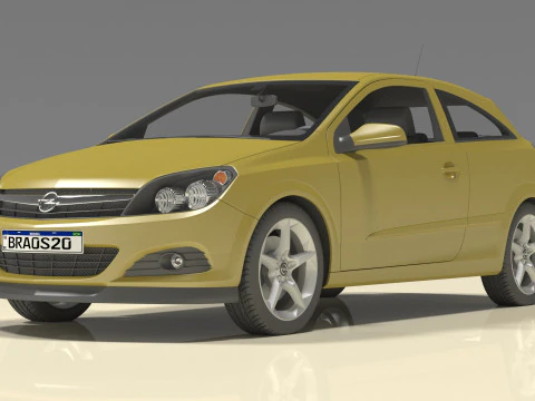 아스트라 쉐보레 3D 모델