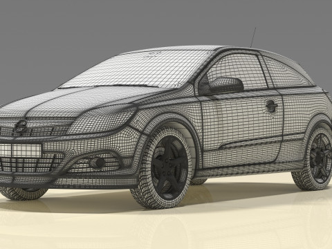 Astra Chevrolet 3D Модель