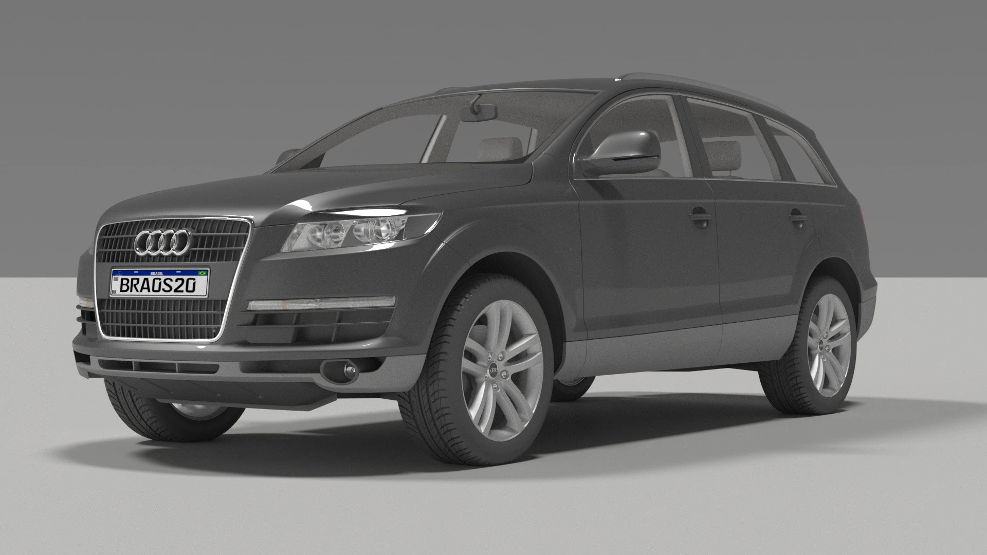 Ауди К7 3D Модель .c4d .max .obj .3ds .fbx .stl .blend 