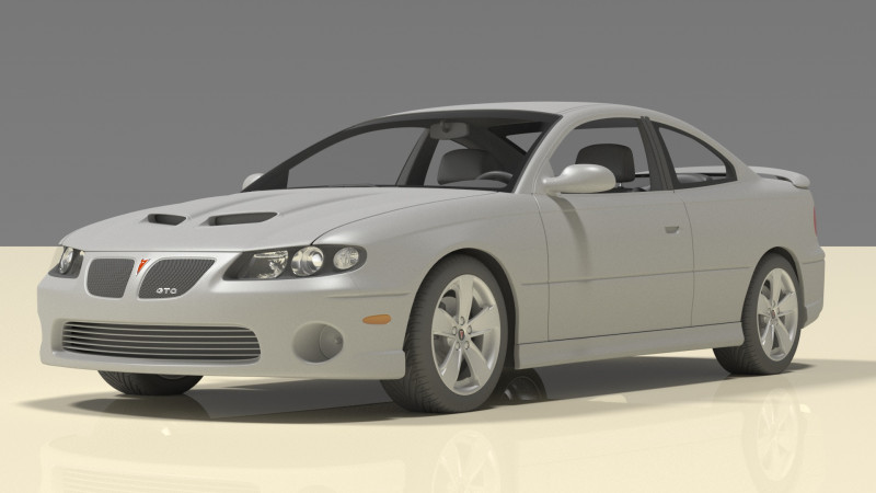 Pontiac GTO 3D Model .c4d .max .obj .3ds .fbx .stl .blend