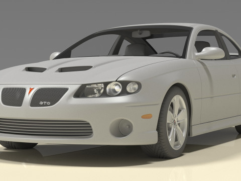 Pontiac GTO 3D Model