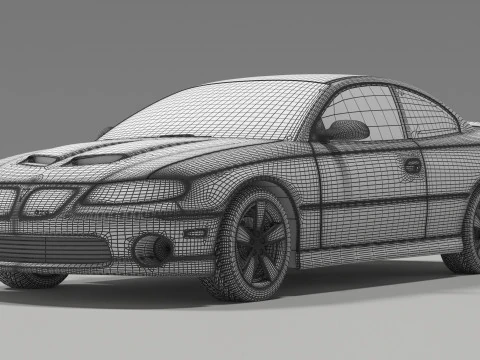 Pontiac GTO 3D Model