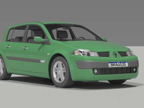 Renault Megane 3D Модель