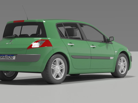 Renault Megane 3D Модель