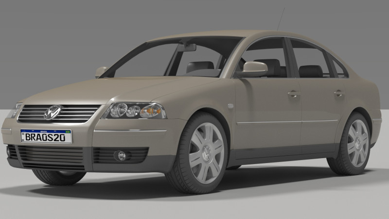 Volkswagen Bora 3D Model .c4d .max .obj .3ds .fbx .stl .blend