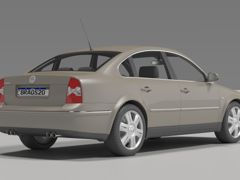 Volkswagen Bora 3D Model