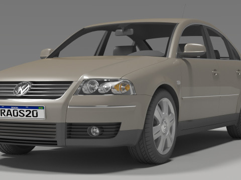 Volkswagen Bora 3D Model