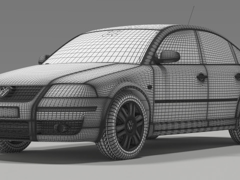 Volkswagen Bora 3D Model