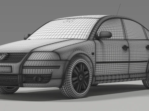 Volkswagen Bora 3D Model