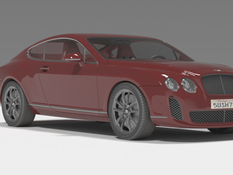 Bentley Continental Supersports Model 3D