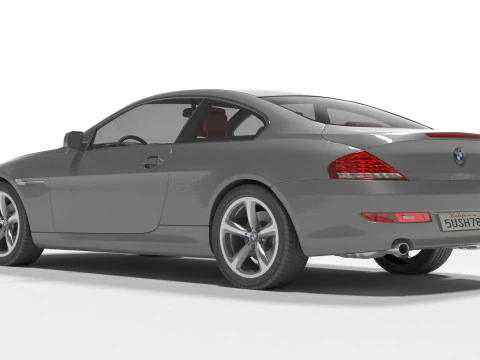 BM W 6 3D Model