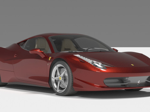Ferrari 458 3D Model