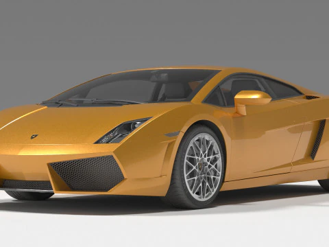 Ламборджини Галлардо 3D Модель